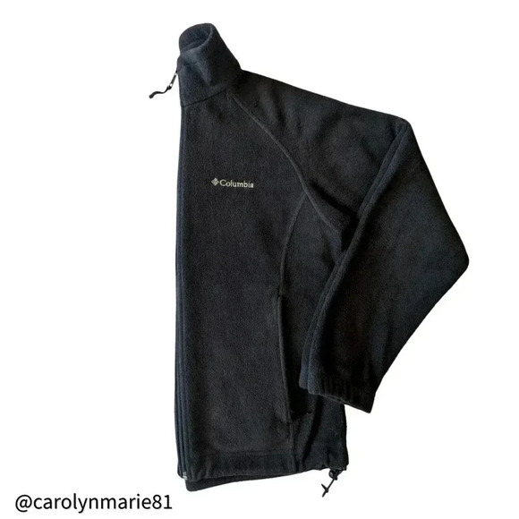 COLUMBIA Black Fleece Benton Springs Jacket Size M Full Zip WL6114 - Picture 1 of 9